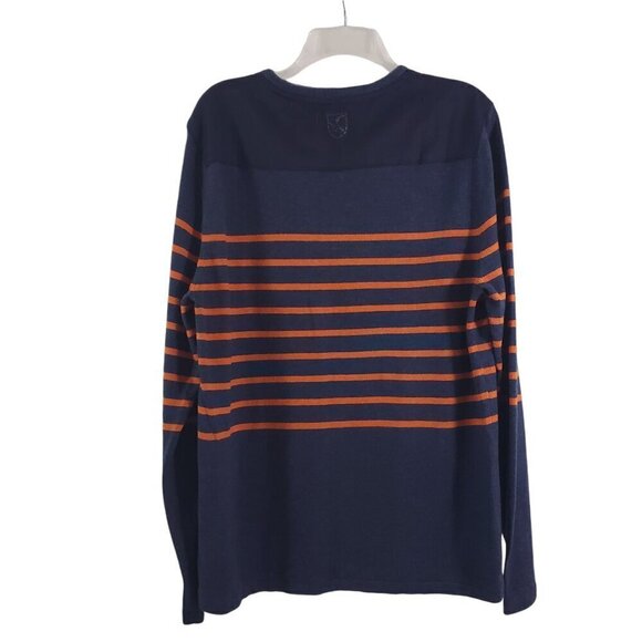 Buffalo David Bitton Men's V-Neck Dark Blue Pullover Sweater - Size XL - Picture 10 of 11